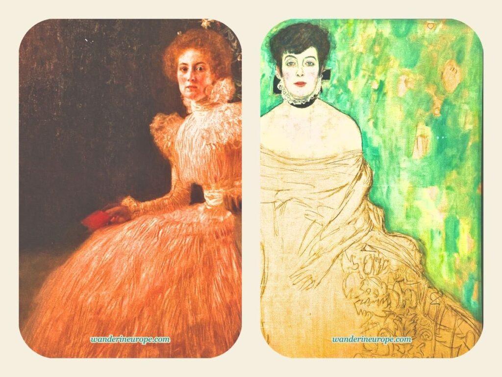 How Styles Changes with Time — artworks by Gustav Klimt in Belvedere Palace, Vienna, Austria