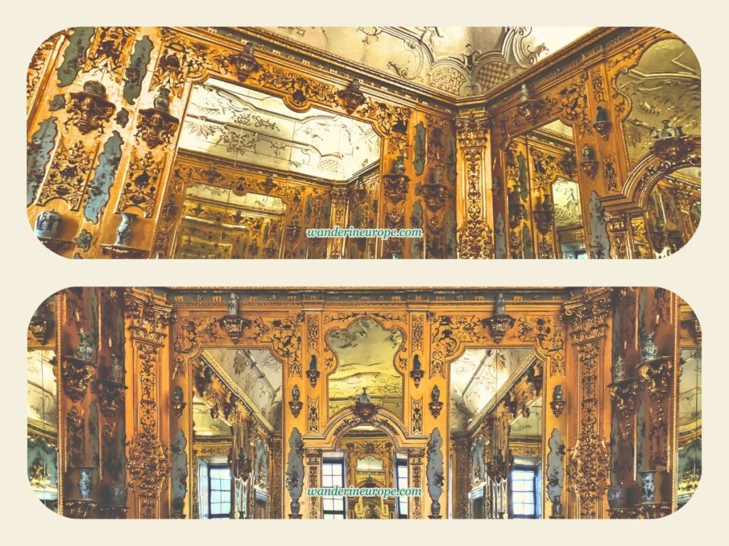 Midas-touched room of the Lower Belvedere Palace, the Gold Cabinet, Vienna, Austria