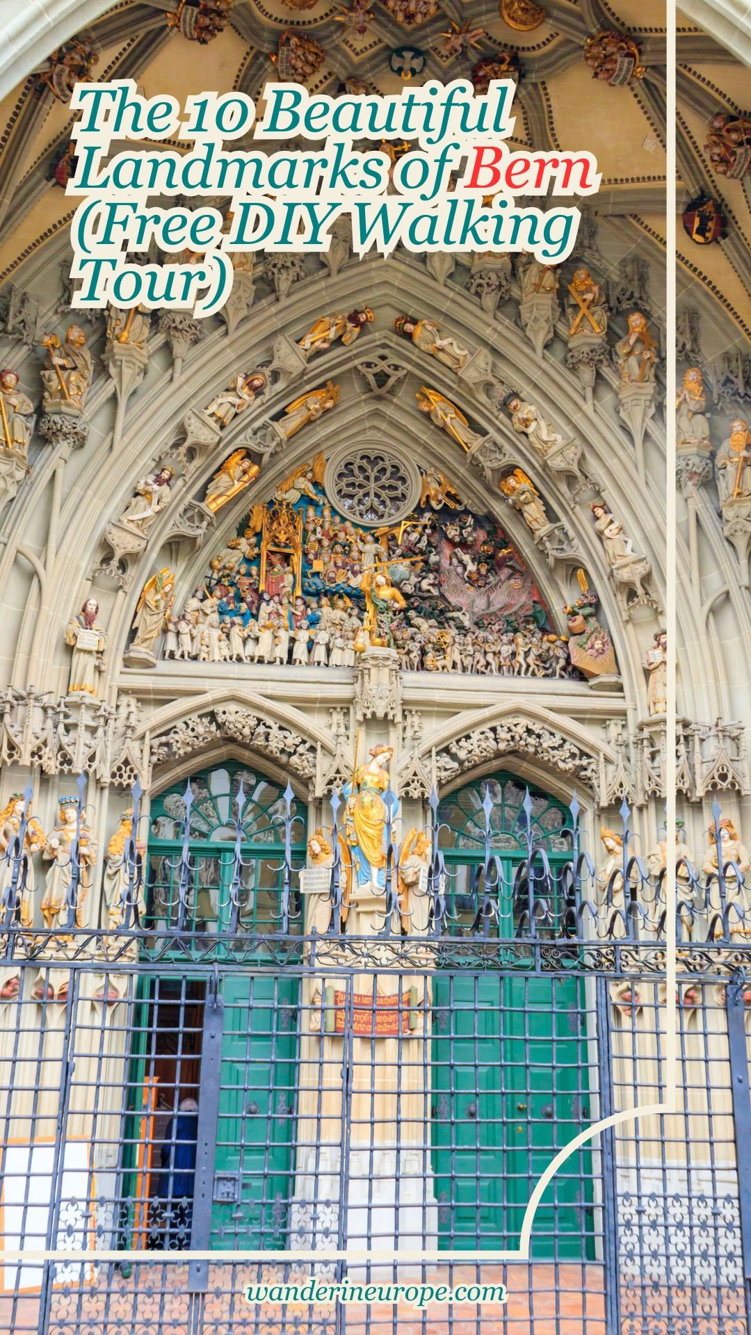 The 10 Beautiful Landmarks of Bern (Free DIY Walking Tour) 36 The 10 Beautiful Landmarks of Bern (Free DIY Walking Tour), Pinterest Pin