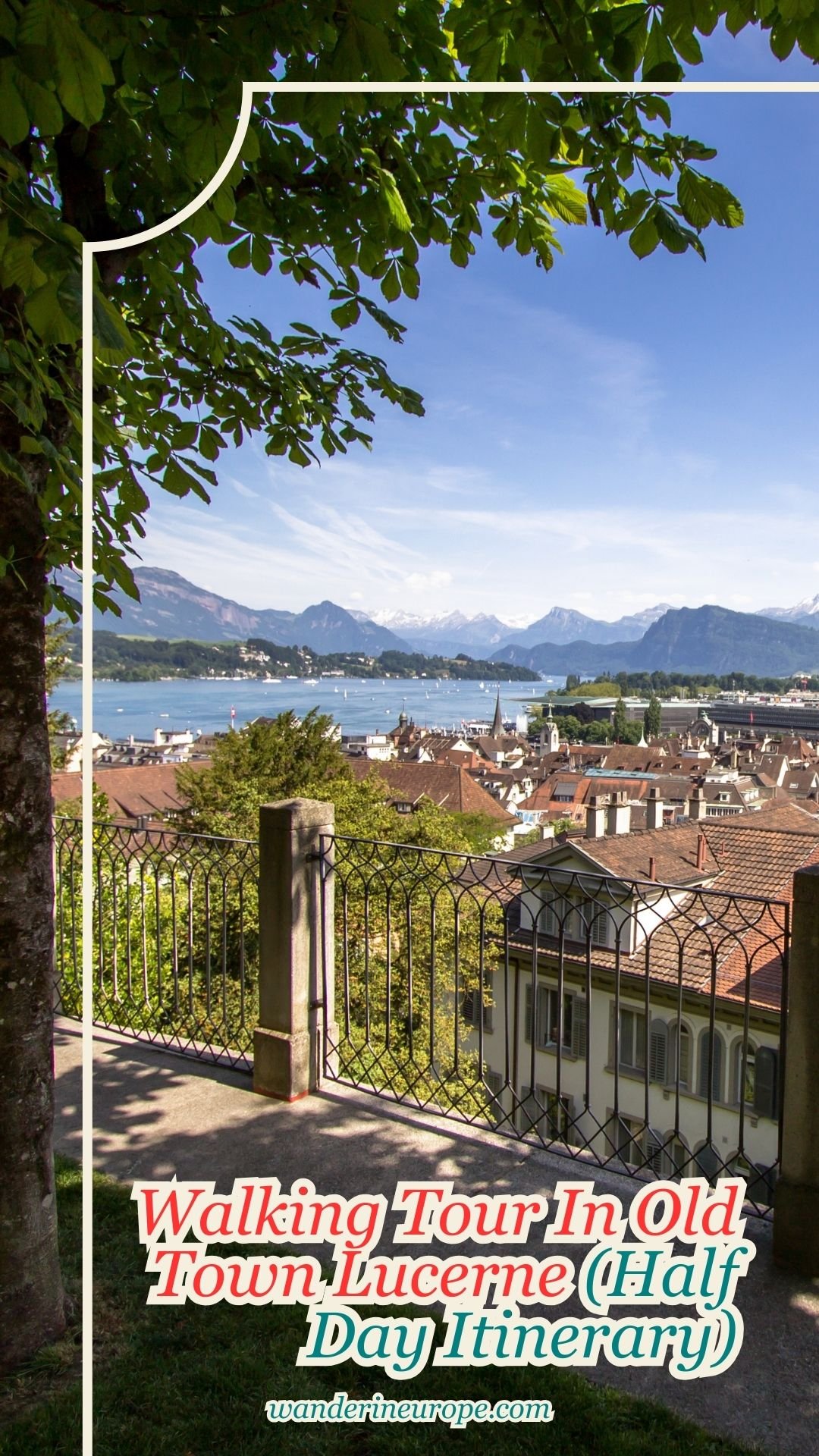 Walking Tour In Old Town Lucerne (Half Day Itinerary) 45 Walking Tour In Old Town Lucerne (Half Day Itinerary), Pinterest Pin