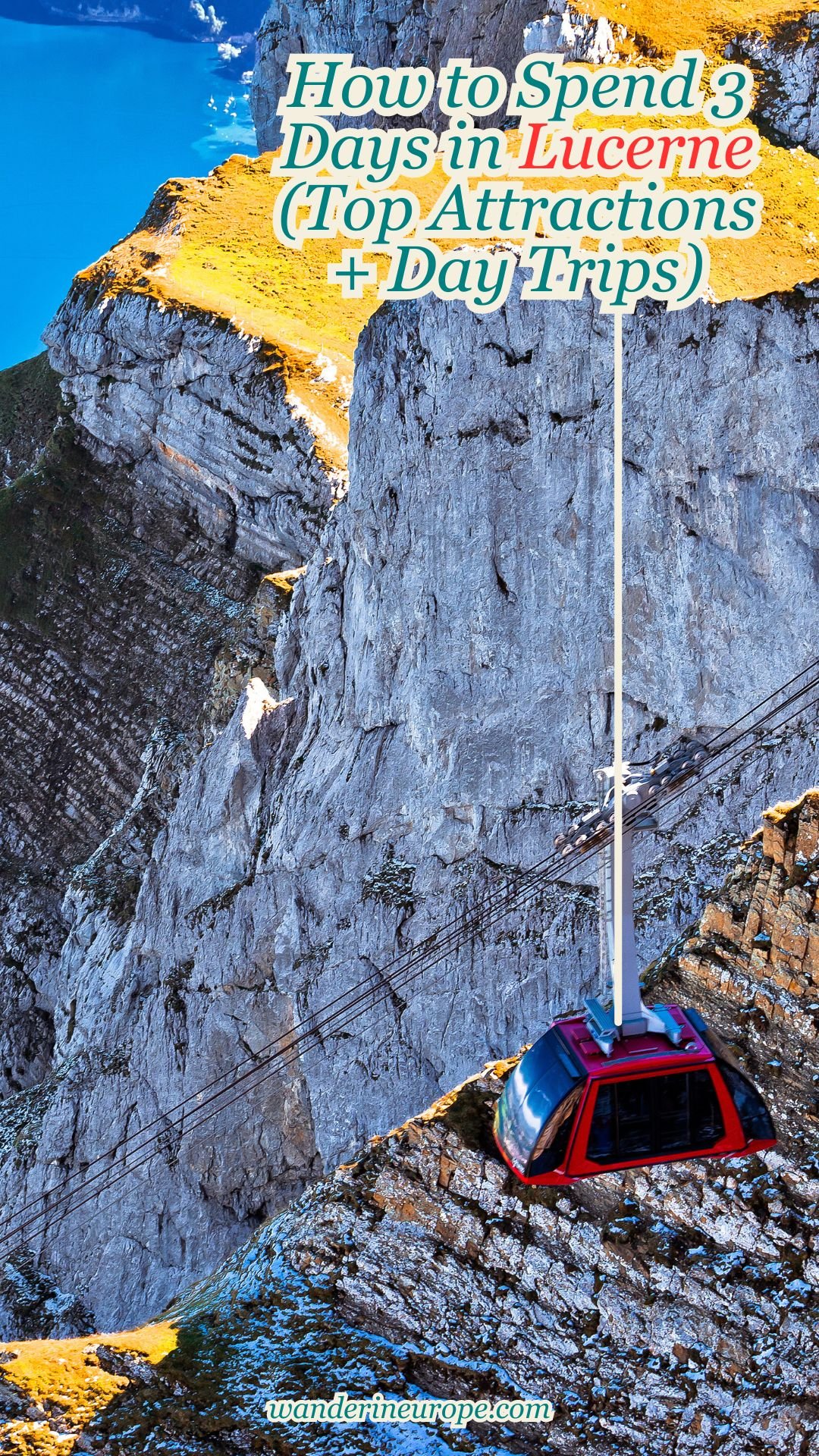 How to Spend 3 Days in Lucerne (Top Attractions + Day Trips) 67 How to Spend 3 Days in Lucerne (Top Attractions + Day Trips), Pinterest Pin