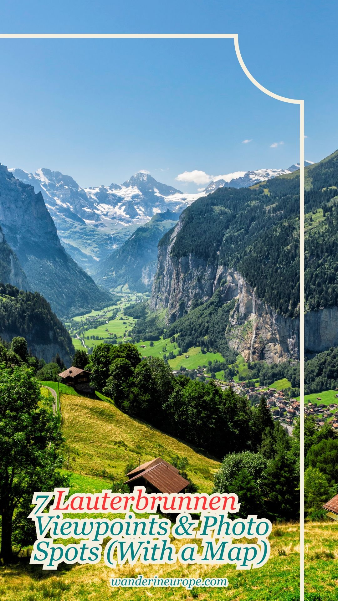 7 Lauterbrunnen Viewpoints & Photo Spots (With a Map) 55 7 Lauterbrunnen Viewpoints & Photo Spots (With a Map), Pinterest Pin