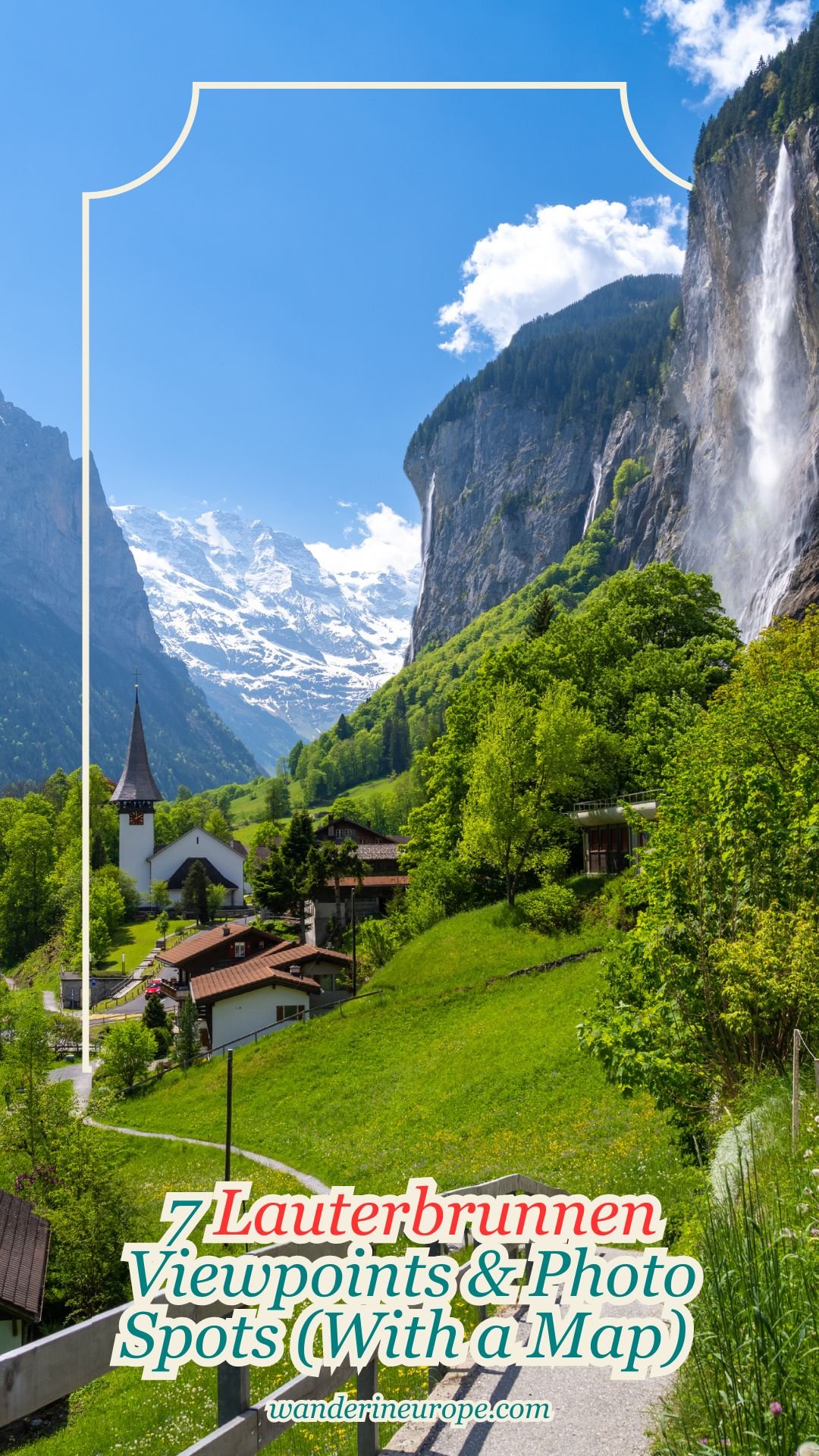 7 Lauterbrunnen Viewpoints & Photo Spots (With a Map) 51 7 Lauterbrunnen Viewpoints & Photo Spots (With a Map), Pinterest Pin