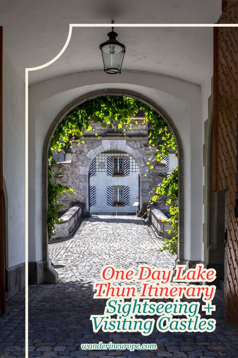 One Day Lake Thun Itinerary Sightseeing + Visiting Castles 47 One Day Lake Thun Itinerary Sightseeing + Visiting Castles, Pinterest Pin