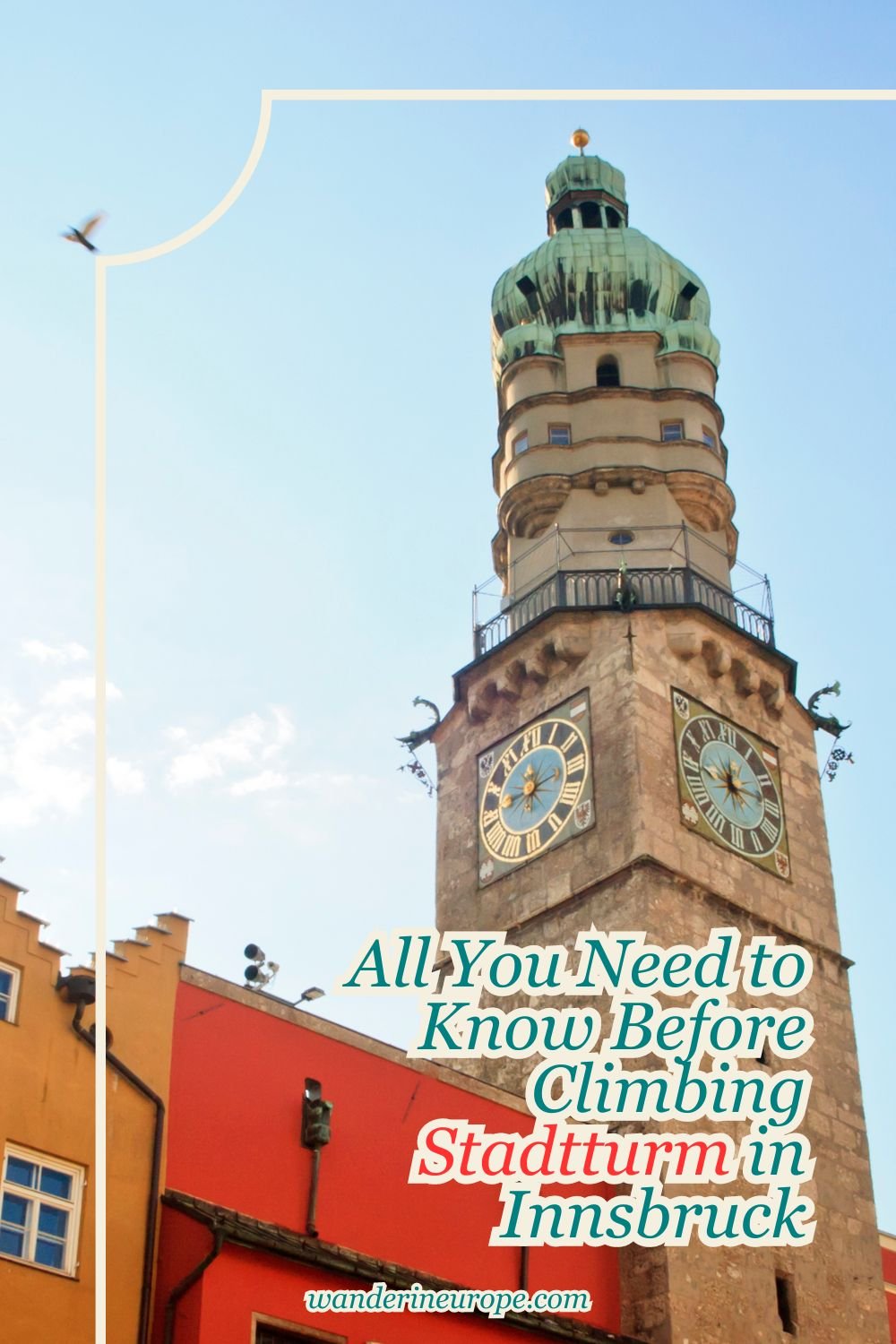 All You Need to Know Before Climbing Stadtturm in Innsbruck 28 All You Need to Know Before Climbing Stadtturm in Innsbruck, Pinterest Pin