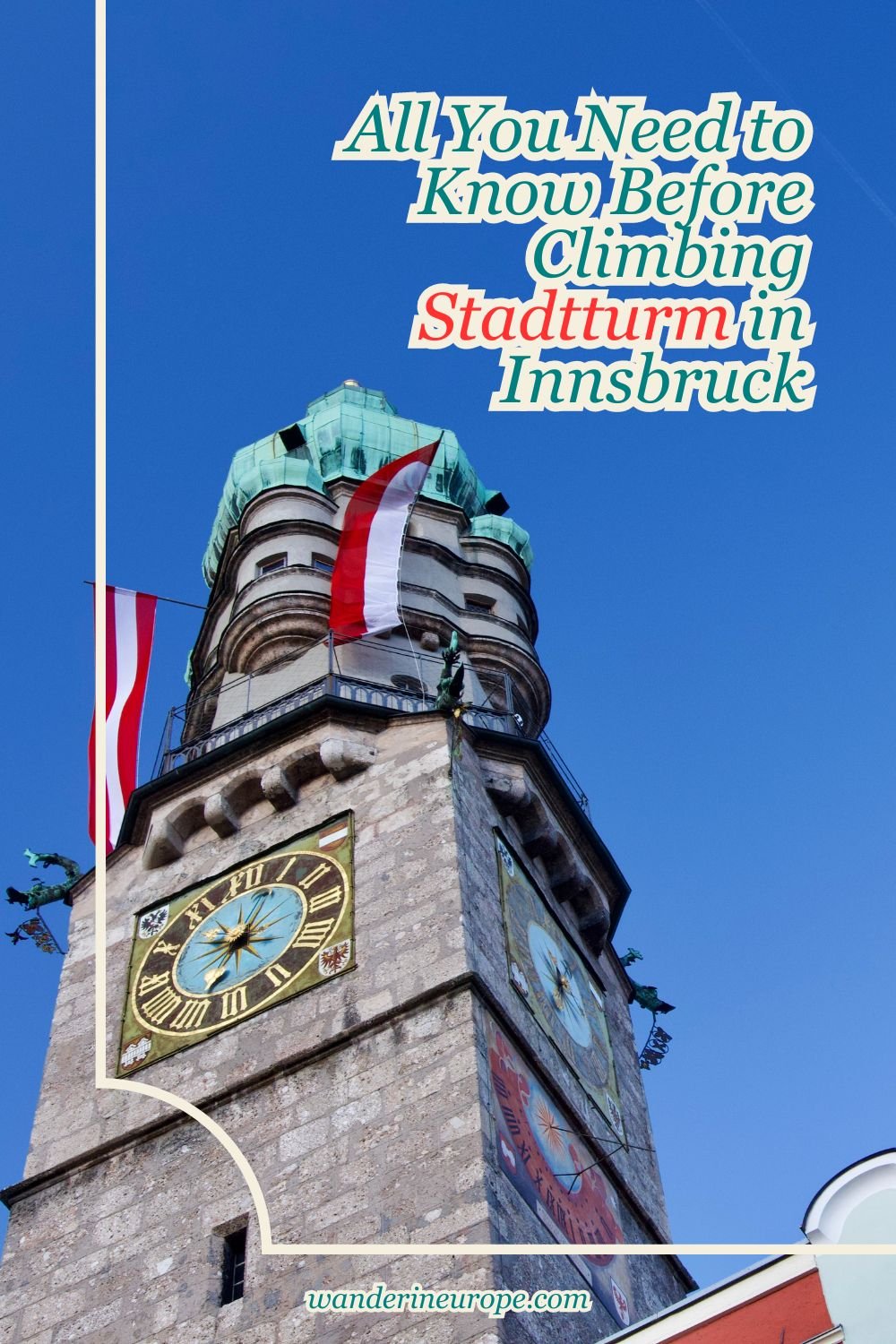 All You Need to Know Before Climbing Stadtturm in Innsbruck 30 All You Need to Know Before Climbing Stadtturm in Innsbruck, Pinterest Pin