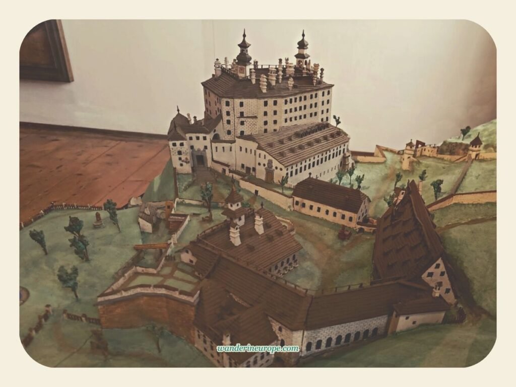 What to Expect Visiting Ambras Castle in Innsbruck (a Guide) 4 Diorama of the Ambras Castle, Innsbruck, Austria