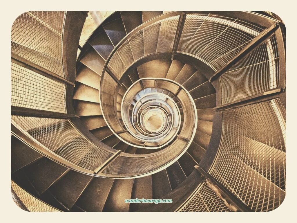 All You Need to Know Before Climbing Stadtturm in Innsbruck 15 Instagrammable staircase of Stadtturm to the observation deck in Innsbruck, Austria