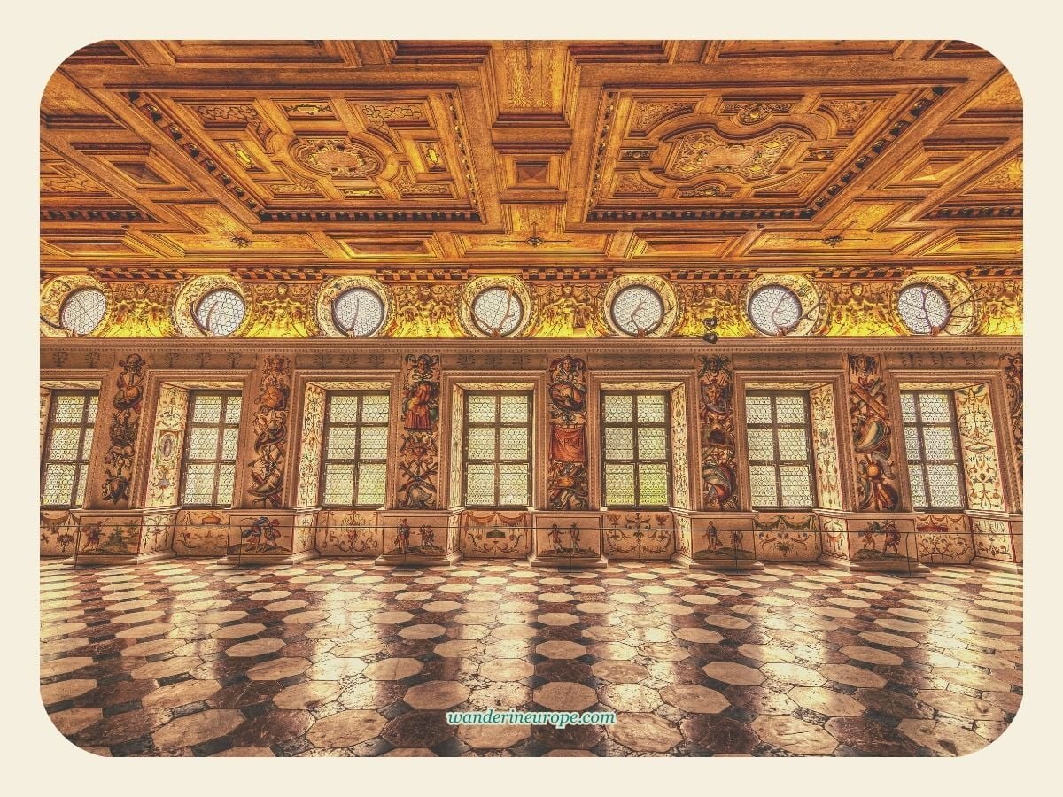 Innsbruck 42 Mesmerizing view of the Spanish Hall in Ambras Castle, Innsbruck, Austria