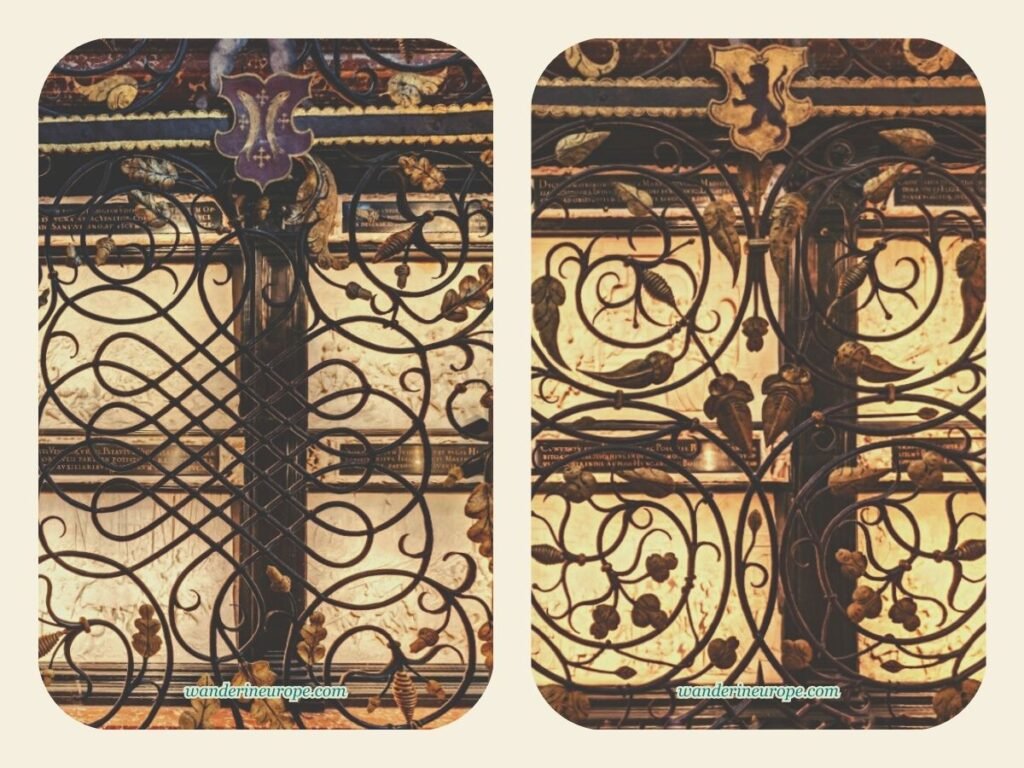Inside Hofkirche (Court Church) — Innsbruck's Hidden Gem 12 Mesmerizing wrought iron grills of Maximilian I's cenotaph in Court Church (Hofkirche) in Innsbruck, Austria