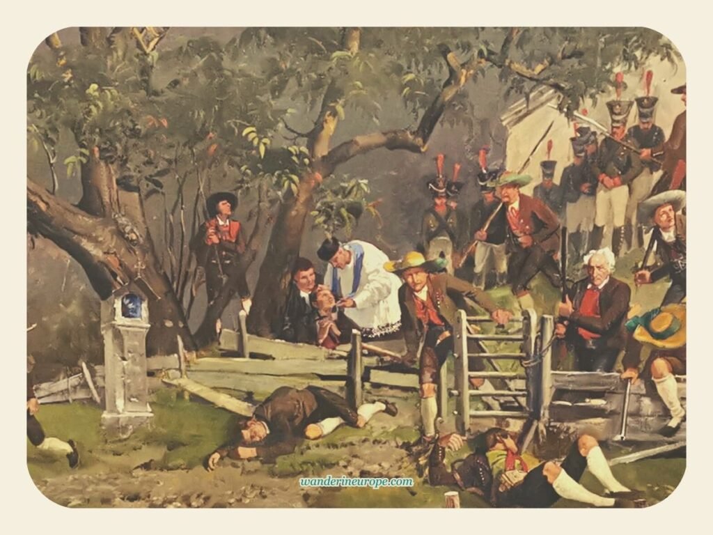 Tirol Panorama Museum: A Quick Look Inside This Masterpiece 4 One of the dramatic scenes in the Tirol Panorama Museum, Innsbruck, Austria