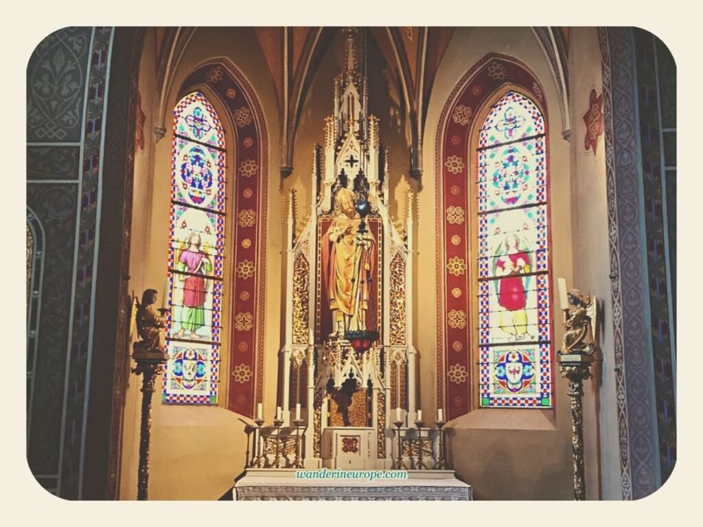 What to Expect Visiting Ambras Castle in Innsbruck (a Guide) 24 Saint Nicholas Chapel in Ambras Castle, Innsbruck, Austria