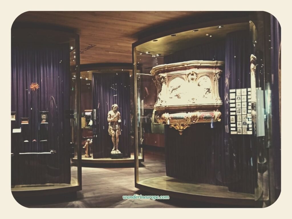 Tirol Panorama Museum: A Quick Look Inside This Masterpiece 19 The pulpit and other notable items in the Religion area of the Myth of Tirol Exhibition inside Tirol Panorama Museum, Innsbruck, Austria