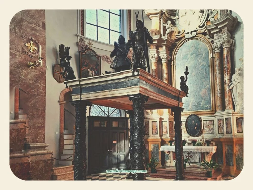 Tomb of Archduke Maximilian III in Innsbruck Cathedral’s left arm of the transept, Innsbruck, Austria