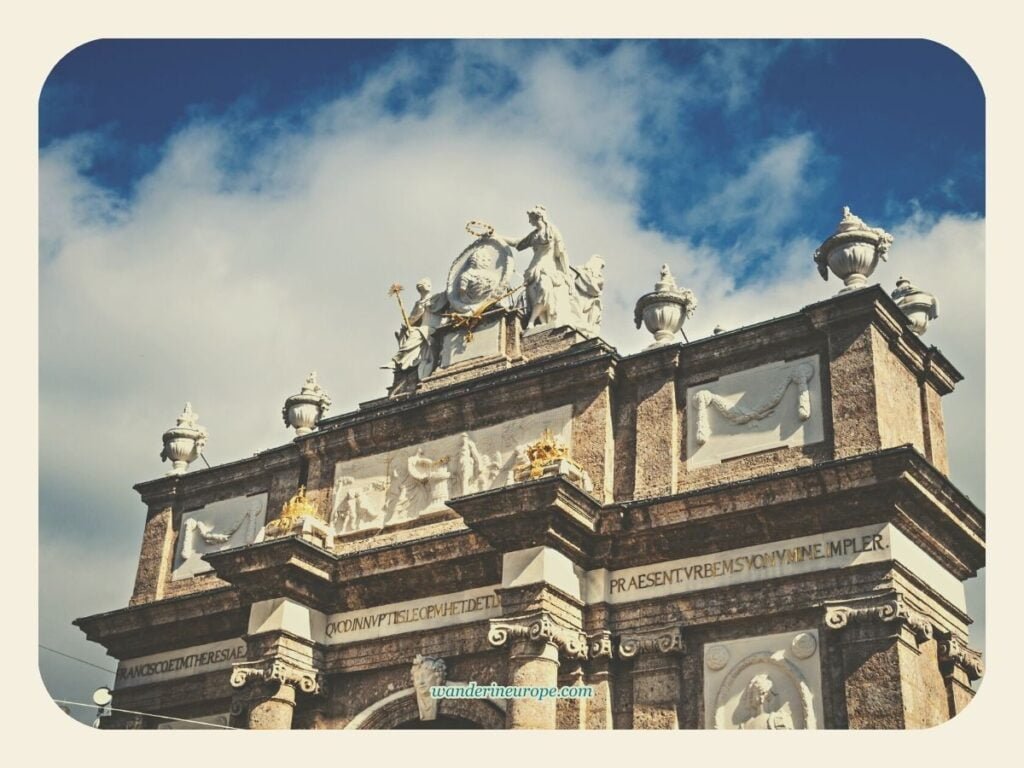 A Self Guided Tour to Old Town Innsbruck's Notable Landmarks 7 Triumphpforte or the Triumphal Arch in Old Town Innsbruck, Austria