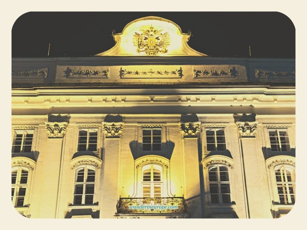 A Self Guided Tour to Old Town Innsbruck's Notable Landmarks 50 View of Hofburg at night, Old Town Innsbruck, Austria