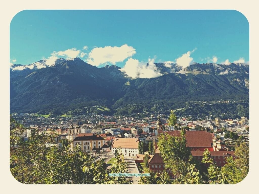 Tirol Panorama Museum: A Quick Look Inside This Masterpiece 6 View of Nordkette and the city of Innsbruck from Tirol Panorama Museum, Innsbruck, Austria