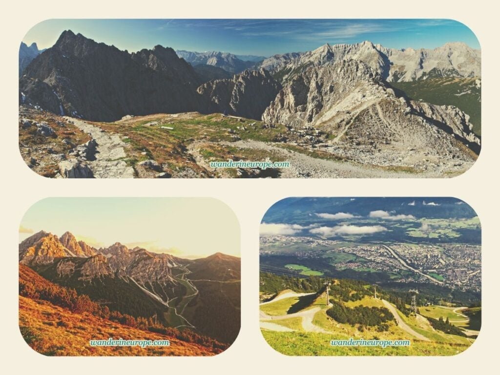 Spend 2 Days In Innsbruck, Austria (a Budget Itinerary) 14 Lovely views from different points of interest in Nordkette, seen during a trip to Innsbruck, Austria