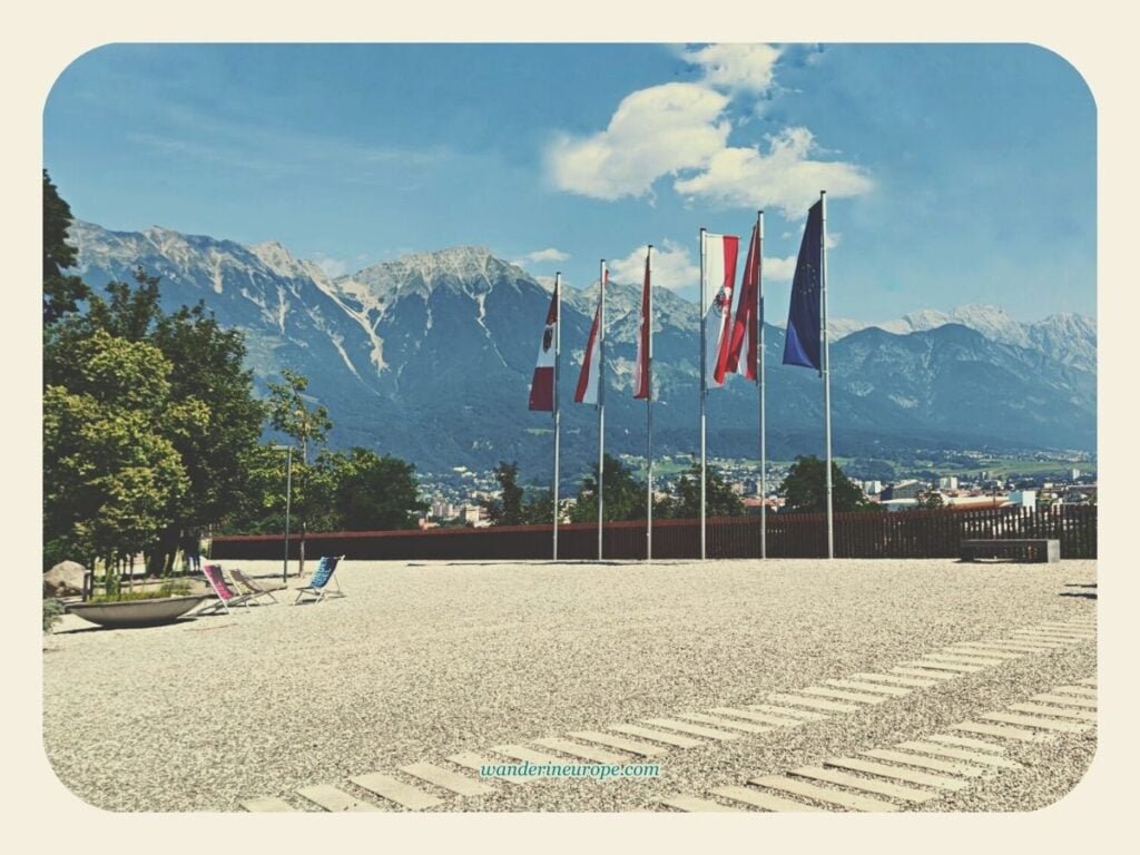 Spend 2 Days In Innsbruck, Austria (a Budget Itinerary) 60 Outside Tirol Panorama Museum, the last destination during the second day of this 2-day trip to Innsbruck, Austria