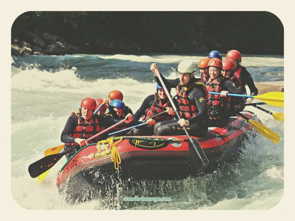 Rafting, more things to do in Innsbruck, Austria