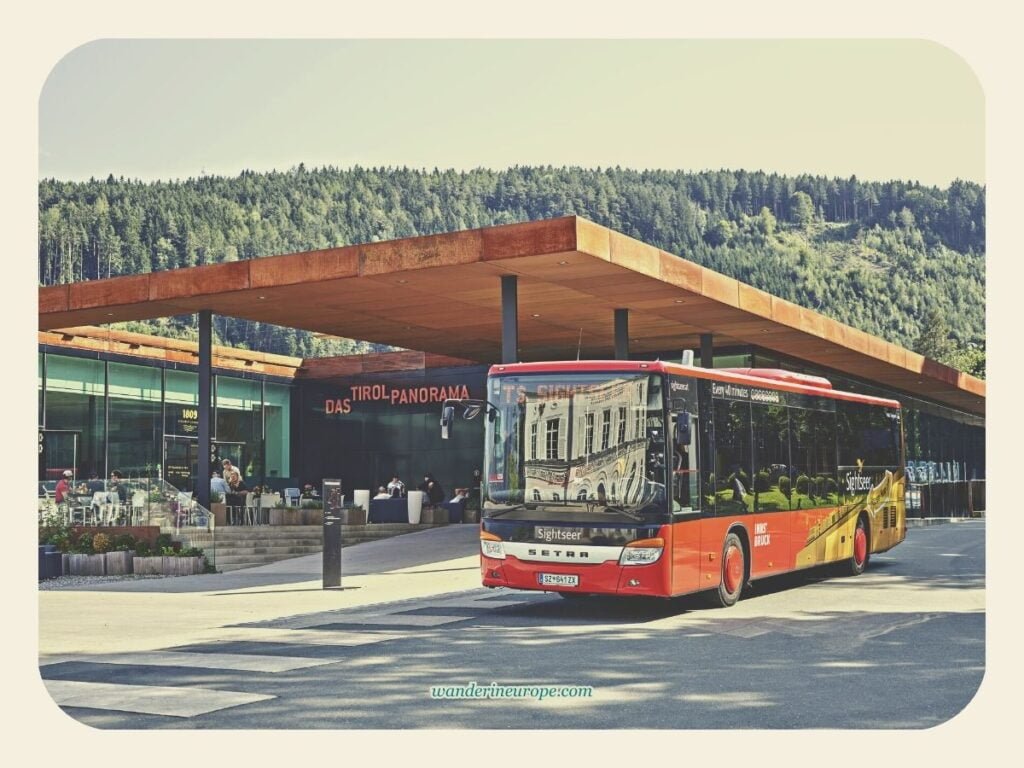 Spend 2 Days In Innsbruck, Austria (a Budget Itinerary) 51 Sightseer bus at Tirol Panorama Museum (© Innsbruck Tourismus — Christian Vorhofer) in Innsbruck, Austria