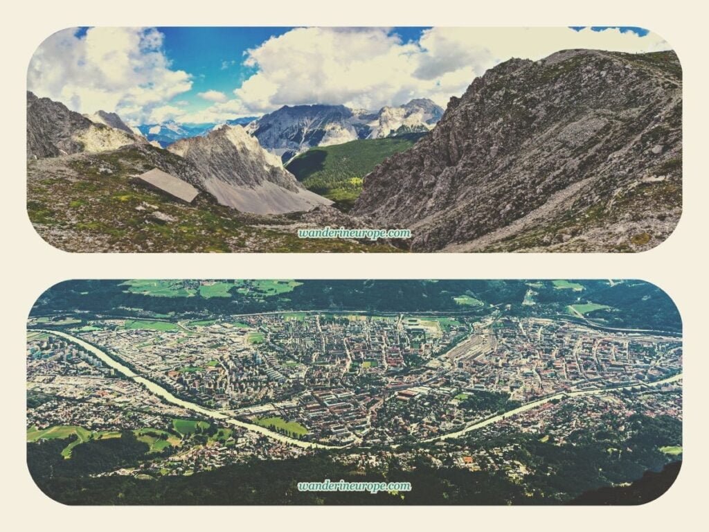 Spend 2 Days In Innsbruck, Austria (a Budget Itinerary) 19 Stunning views from Nordkette you can see during the day 1 of 2-day trip to Innsbruck, Austria