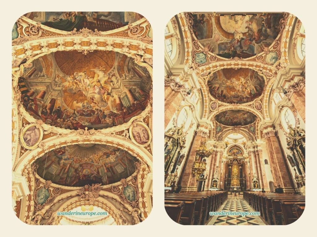 9 Beautiful Things That Makes Innsbruck a Beautiful City 28 The cycle of frescoes on the ceiling of Innsbruck Cathedral in Innsbruck, Austria