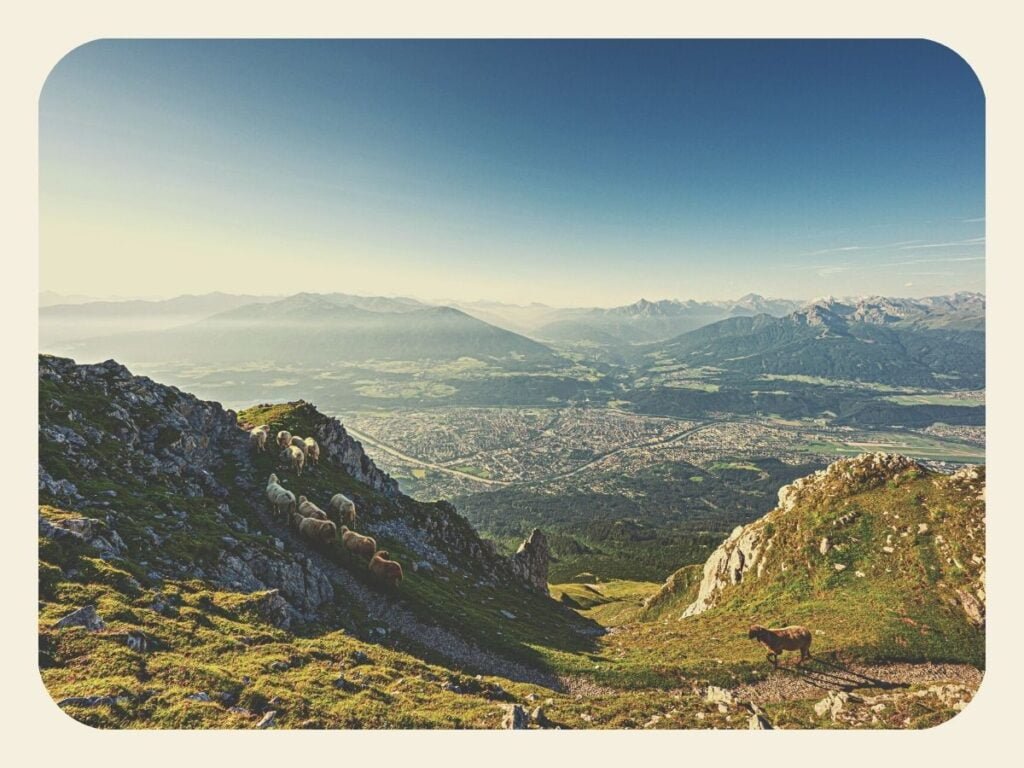 Spend 2 Days In Innsbruck, Austria (a Budget Itinerary) 20 The morning tranquil view of Innsbruck from Nordkette, © Innsbruck Tourismus — Markus Mair