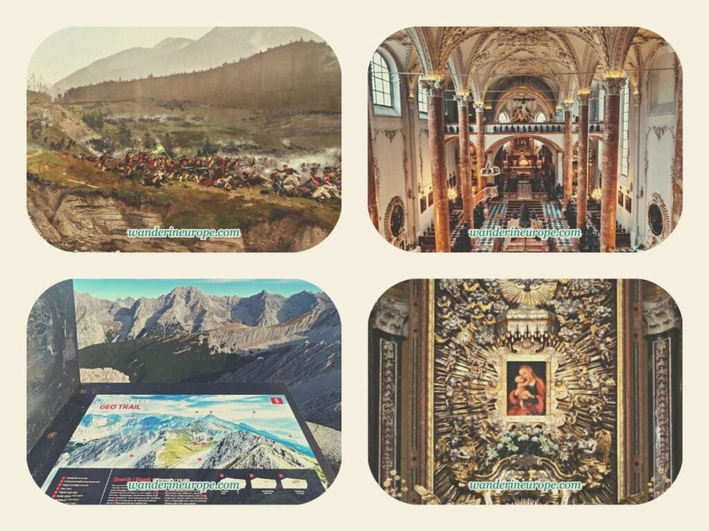 3 Different Ways to Spend 1 Day in Innsbruck Itinerary 5 Unmissable things to do in Innsbruck (Tirol Panorama, Hofkirche, Top of Innsbruck, Innsbruck Cathedral), Austria