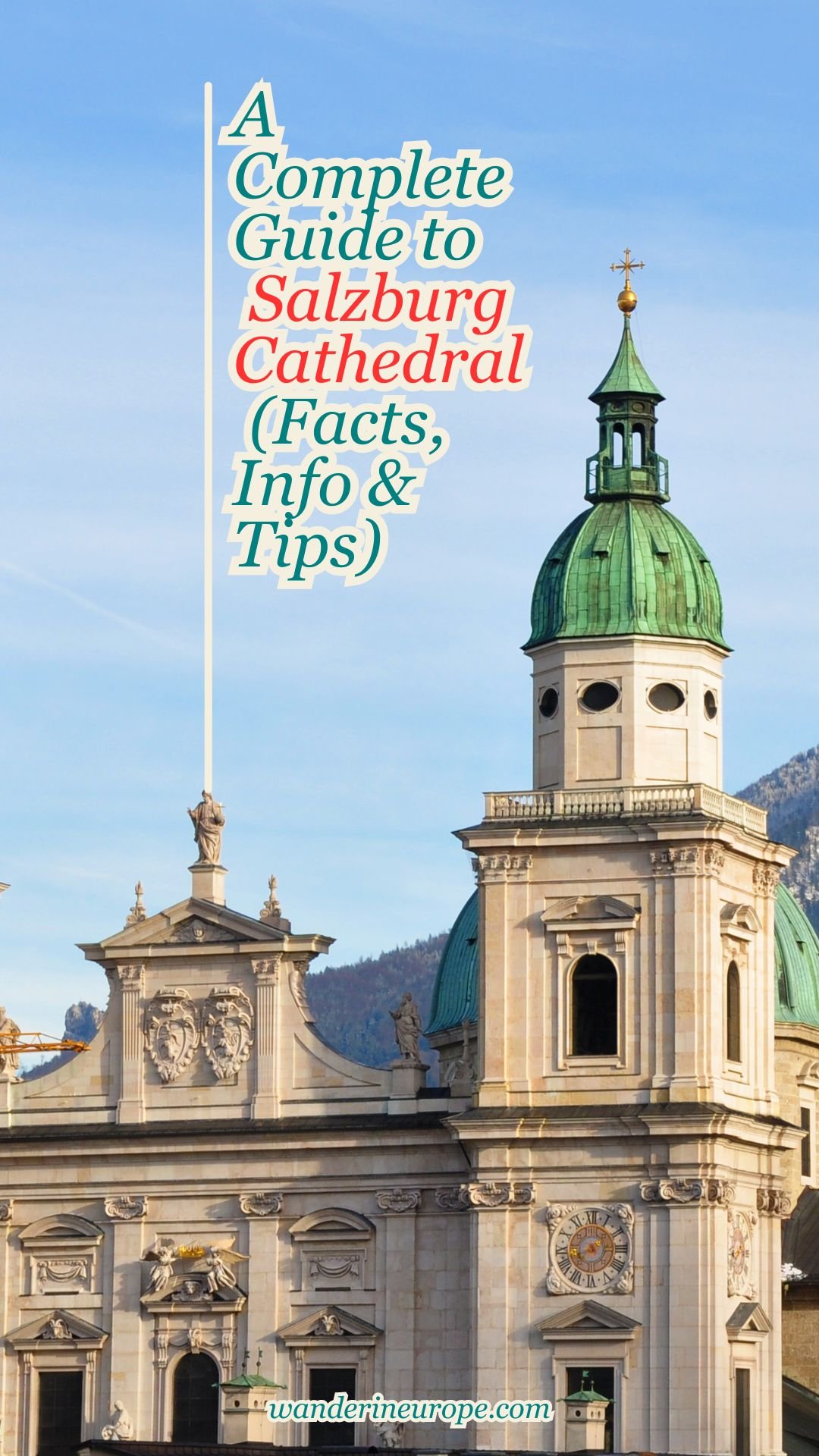 A Complete Guide to Salzburg Cathedral (Facts, Info & Tips), Pinterest Pin