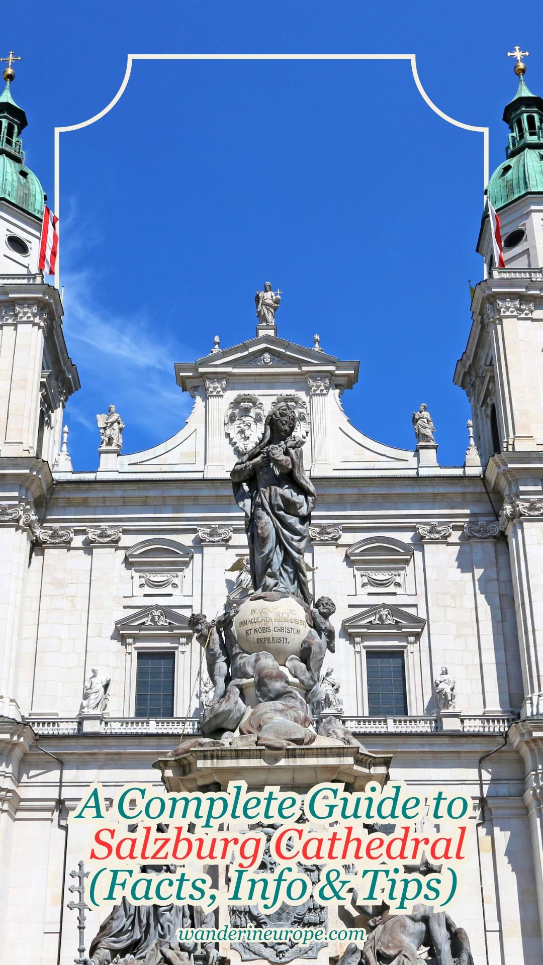 A Complete Guide to Salzburg Cathedral (Facts, Info & Tips), Pinterest Pin