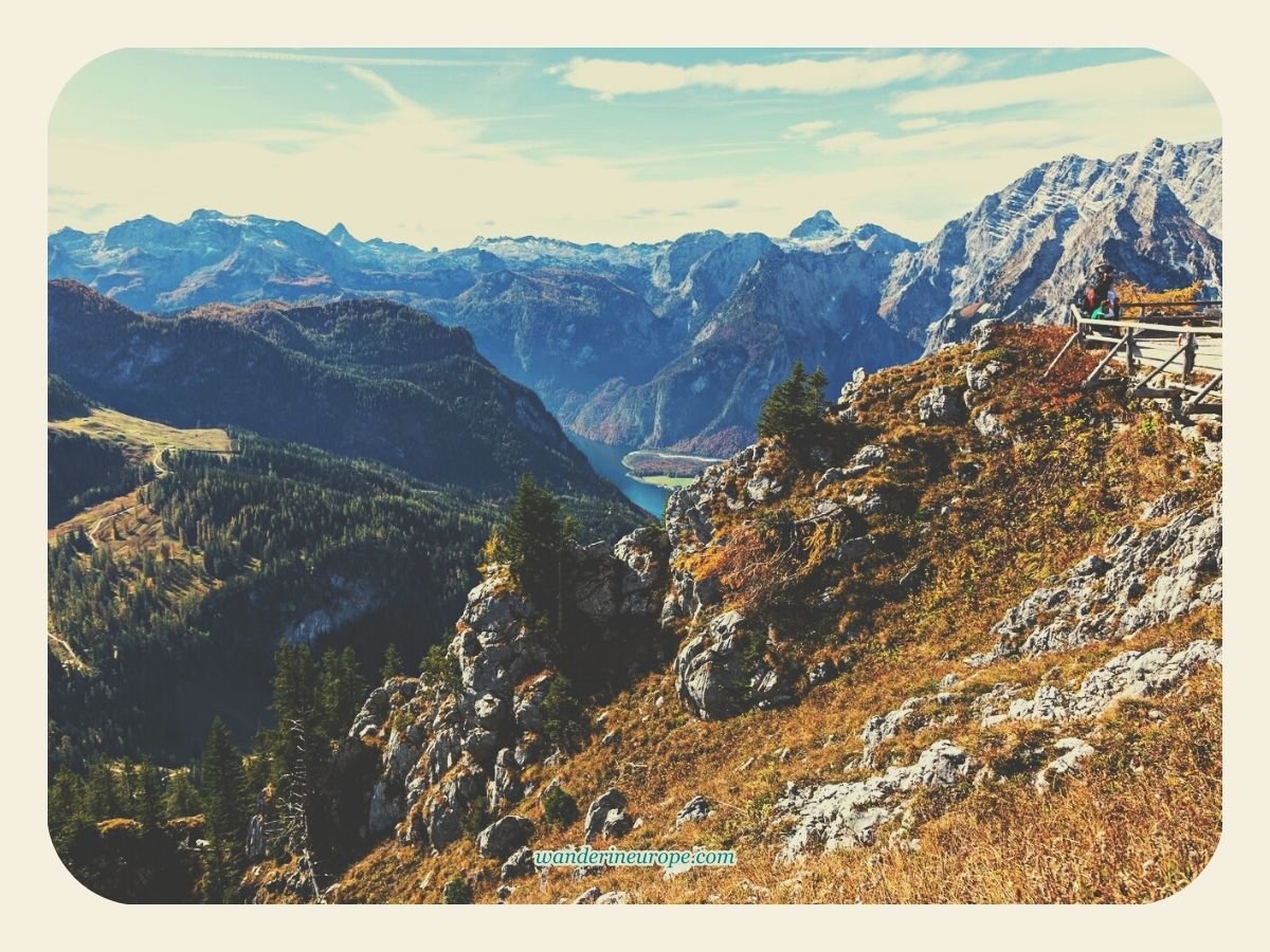 Berchtesgaden Day Trip From Salzburg Guide, Tips, and More 27 Another view from Jenner Mountain in Berchtesgaden, Bavaria, Germany, a day trip from Salzburg