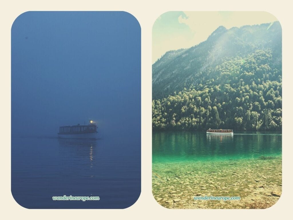 Berchtesgaden Day Trip From Salzburg Guide, Tips, and More 6 Bad weather vs perfect weather in Berchtesgaden, Bavaria, Germany, a day trip from Salzburg