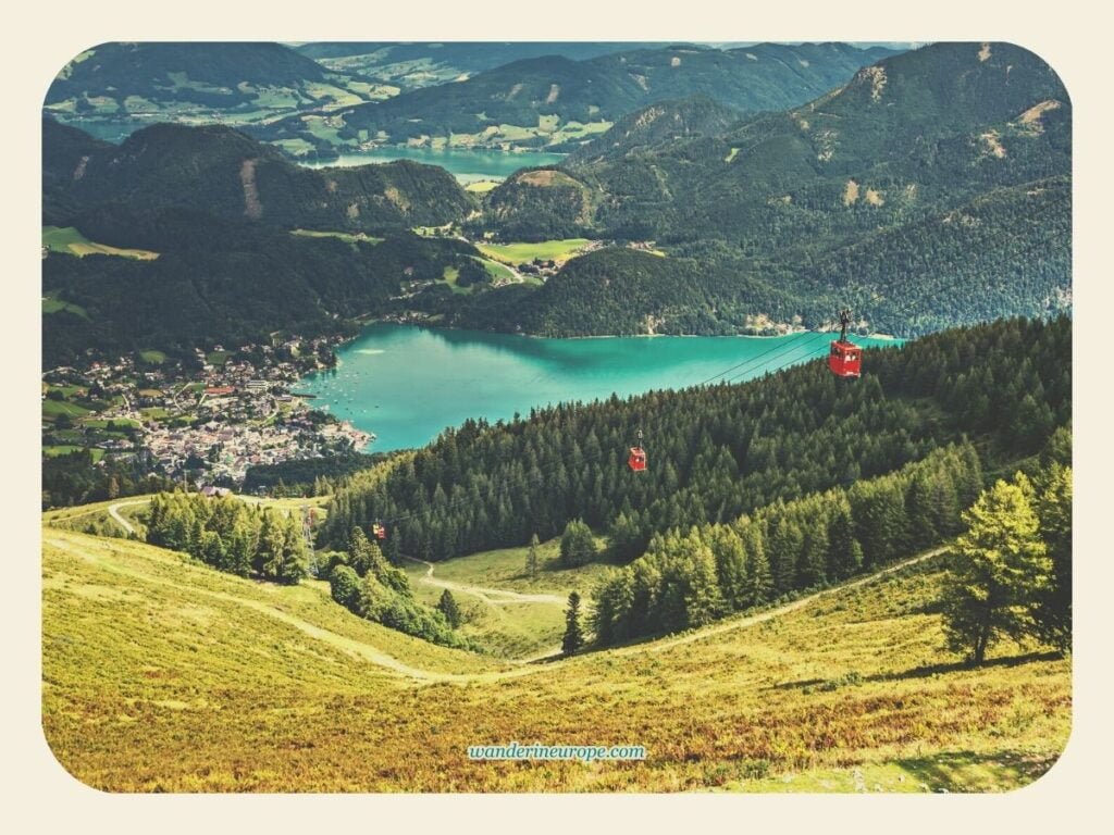 7 Attractions to See and Experience When Visiting St. Gilgen 32 Cable cars to Zwölferhorn from St. Gilgen, Salzburg, Austria