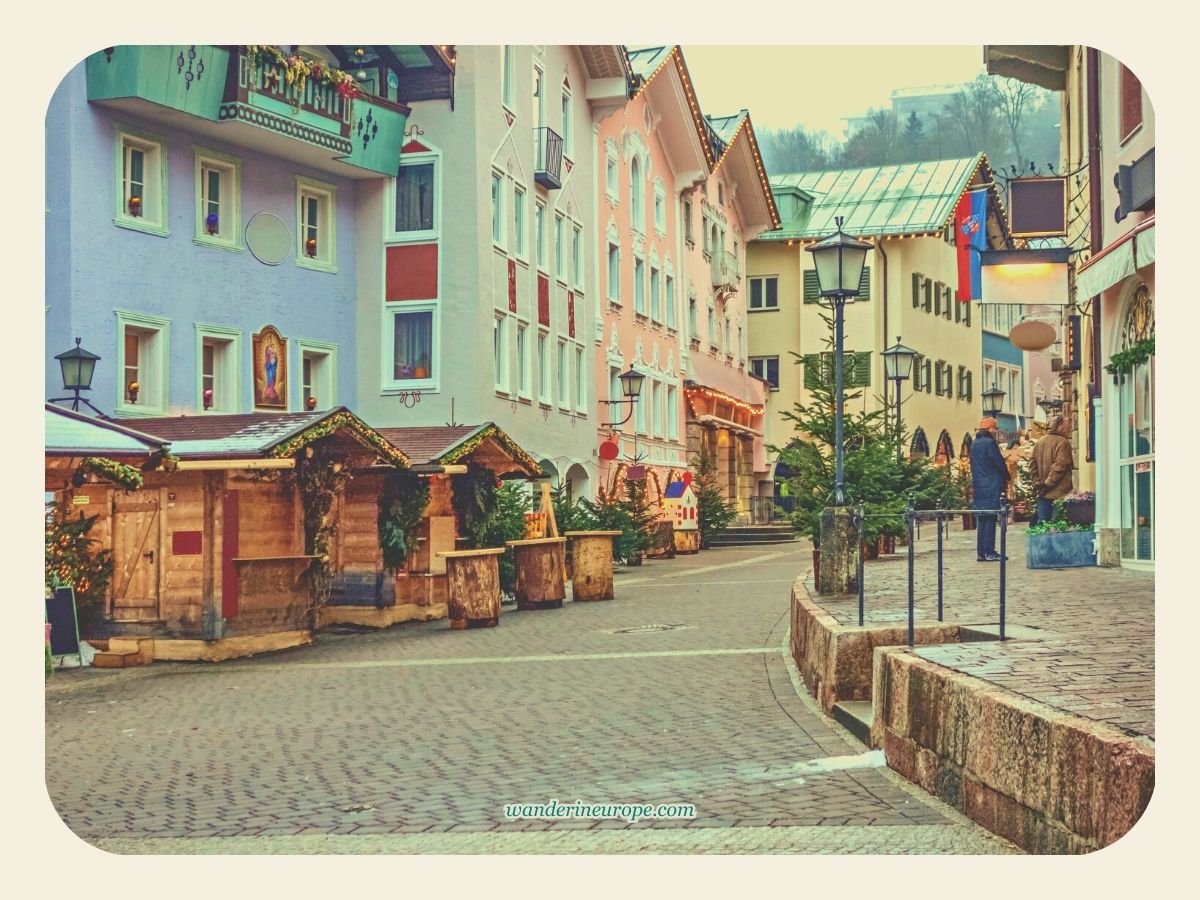 Berchtesgaden Day Trip From Salzburg Guide, Tips, and More 31 Christmas stalls in Old Town Berchtesgaden, Bavaria, Germany, a day trip from Salzburg