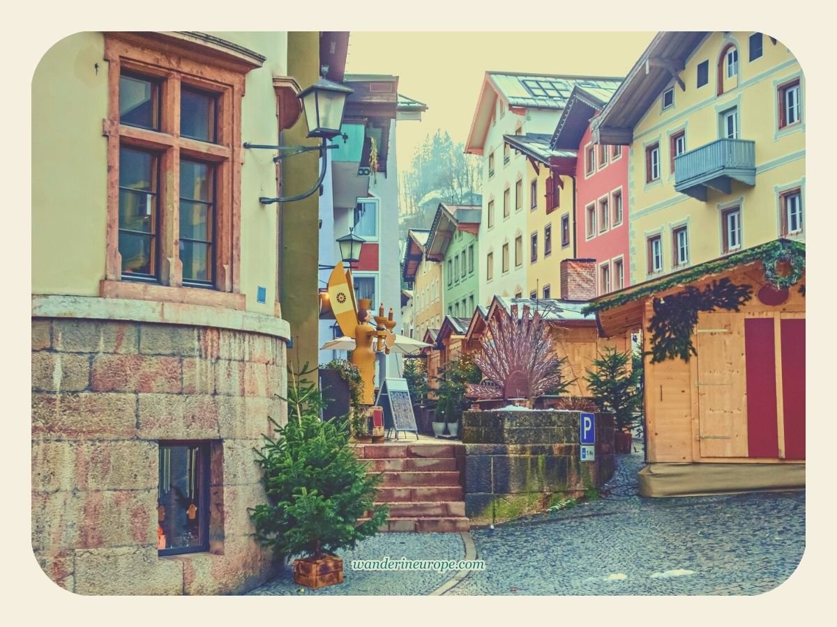 Berchtesgaden Day Trip From Salzburg Guide, Tips, and More 30 Colorful houses in Berchtesgaden, Bavaria, Germany, a day trip from Salzburg