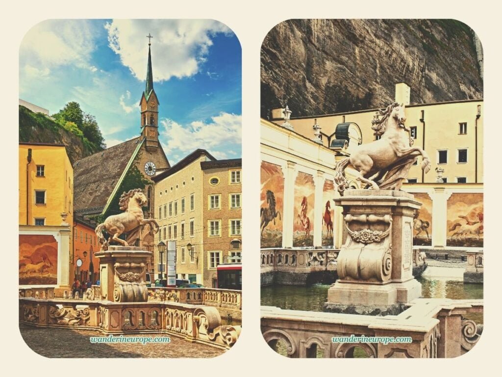 A Guide to Mönchsberg, Salzburg (Going There & Things to Do) 23 Pferdeschwemme or Horse Pond in the Old Town, near Mönchsberg, Salzburg, Austria