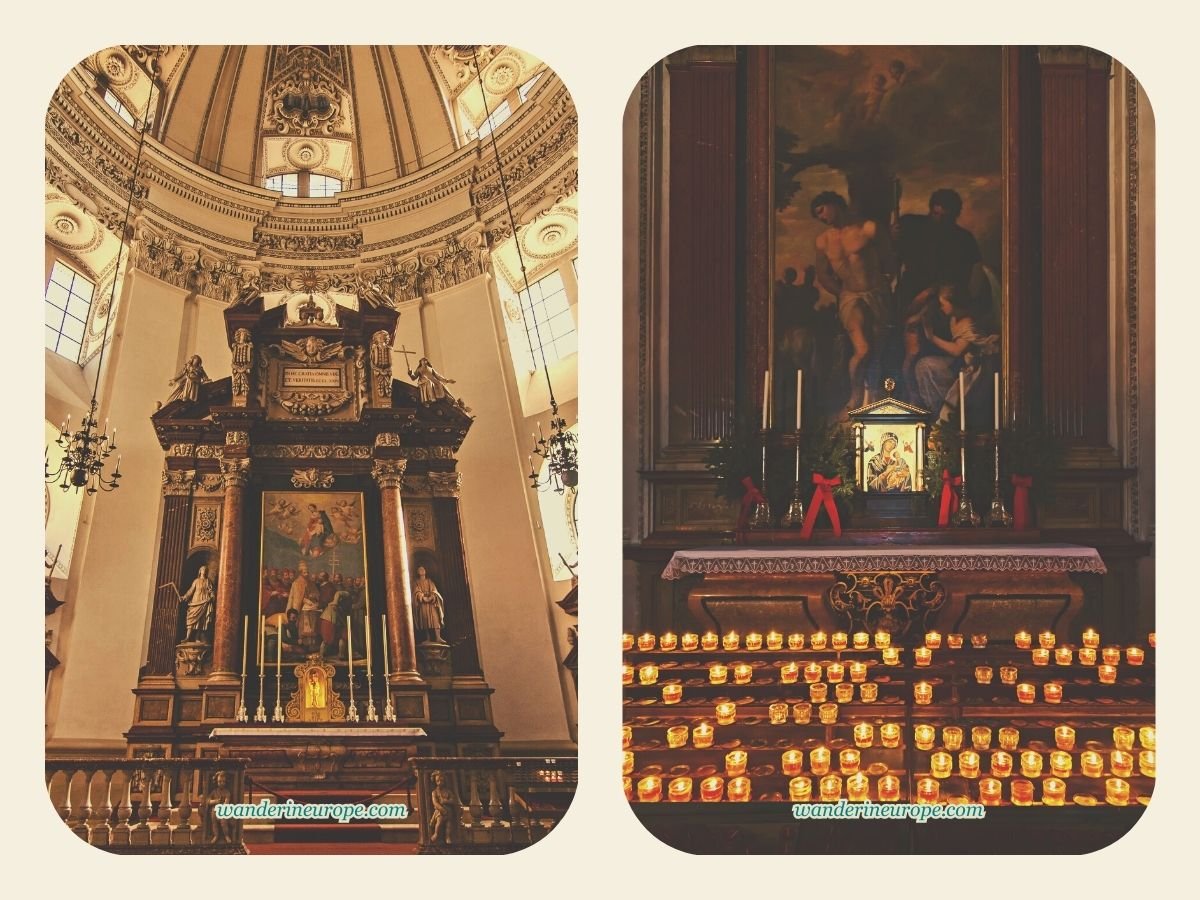 Salzburg Cathedral side chapels, Salzburg, Austria
