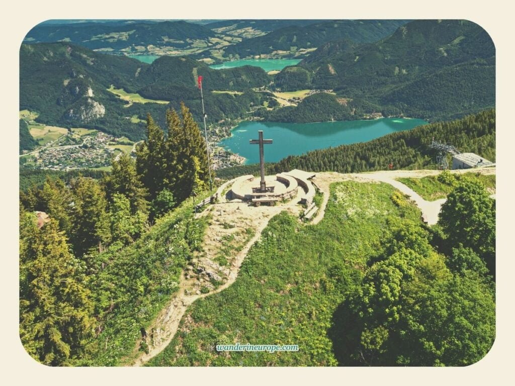 7 Attractions to See and Experience When Visiting St. Gilgen 34 The breathtaking view of Wolfgangsee and St. Gilgen from Zwölferhorn, Salzburg, Austria