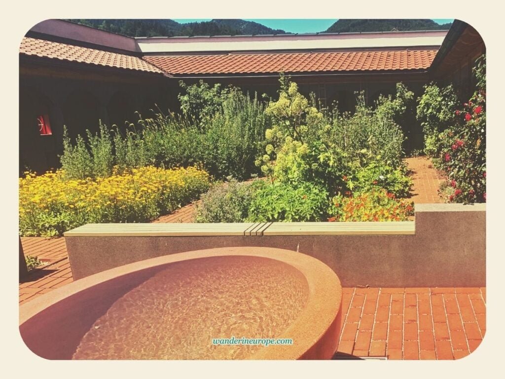 7 Attractions to See and Experience When Visiting St. Gilgen 42 The herb gardens of the European Monastery of Gut Aich in St. Gilgen, Salzburg, Austria