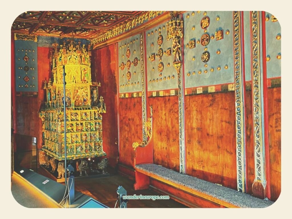 Visiting Hohensalzburg Fortress — All You Need to Know 25 The intricate stove inside the Golden Chamber of Hohensalzburg Fortress in Salzburg, Austria