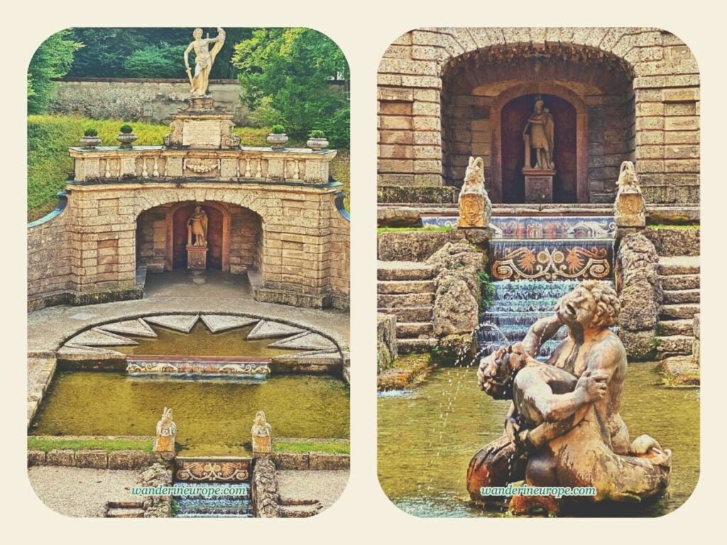 Everything You Need to Know About Visiting Hellbrunn Palace 42 Top and closer view of the Star Pond in Hellbrunn Palace, Salzburg, Austria
