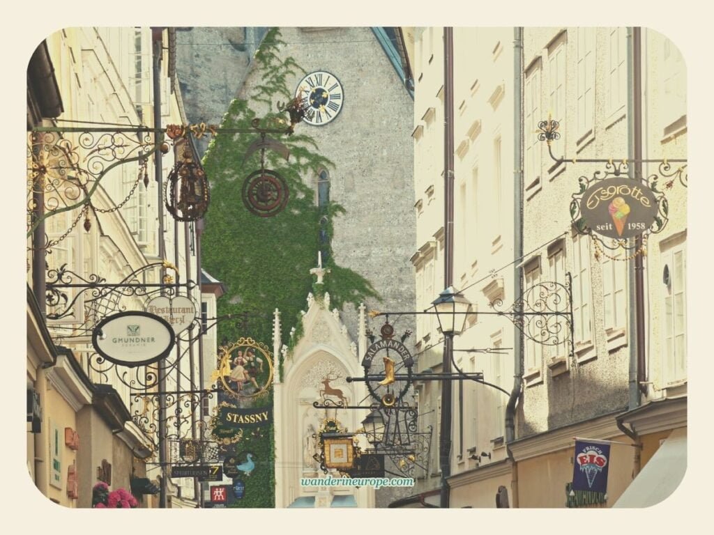 Seven Beautiful Things That I Discovered in Salzburg 14 Bürgerspitalkirche St. Blasius at the end of Getreidegasse, beautiful places in Salzburg, Austria