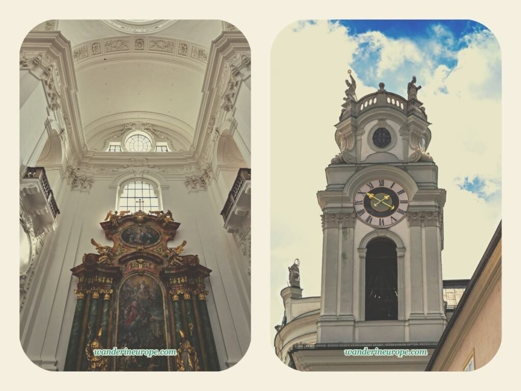 Collegiate Church, Landmarks and Sights in Salzburg, Austria
