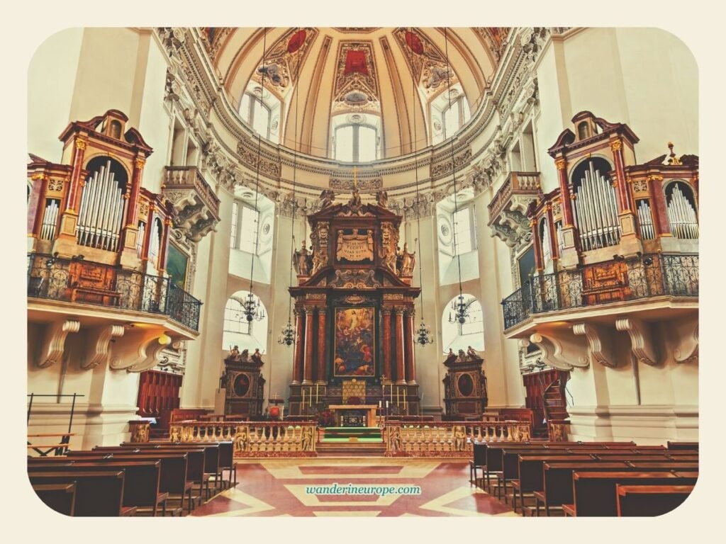 Seven Beautiful Things That I Discovered in Salzburg 25 High altar of Salzburg Cathedral,, beautiful places in Salzburg, Austria