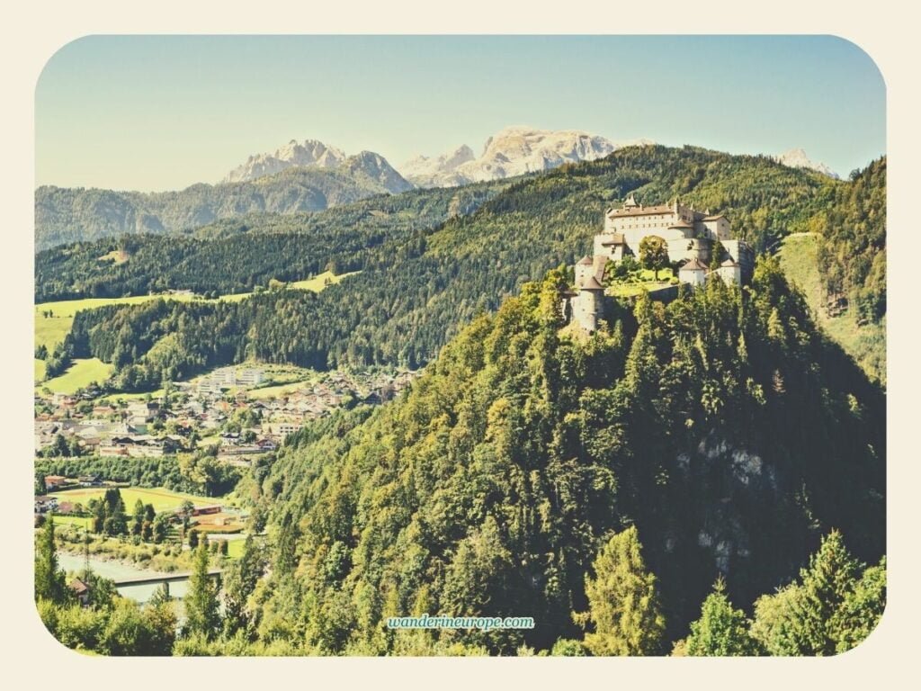 5 Nearest Easy Day Trips from Salzburg (Austria and Germany) 10 Hohenwerfen Fortress overlooking Salzach Valley, a day trip from Salzburg, Austria