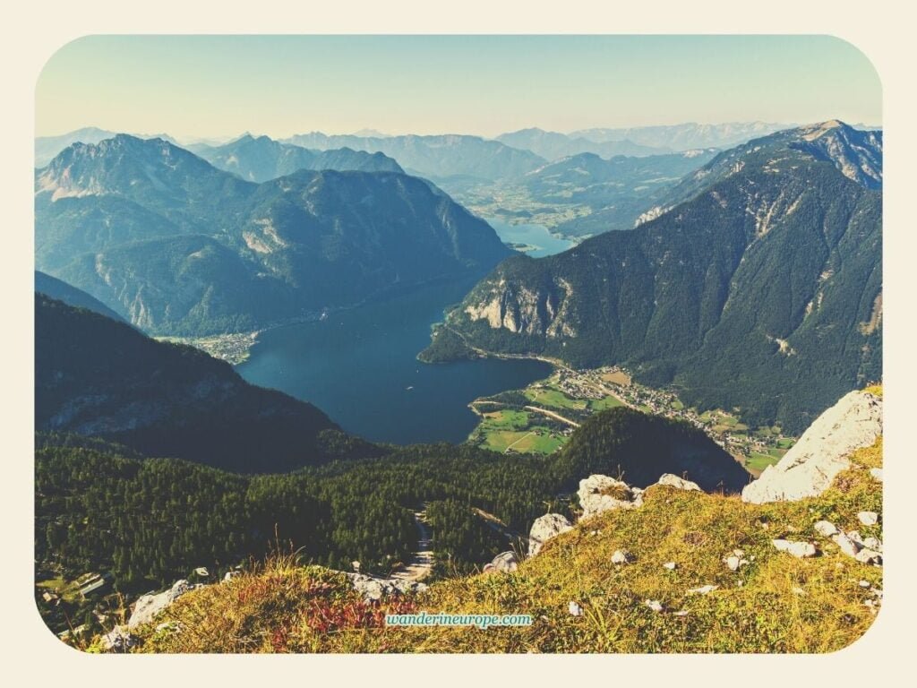 5 Nearest Easy Day Trips from Salzburg (Austria and Germany) 28 Overlooking view of Hallstatt from 5 Fingers at Dachstein, a day trip from Salzburg, Austria
