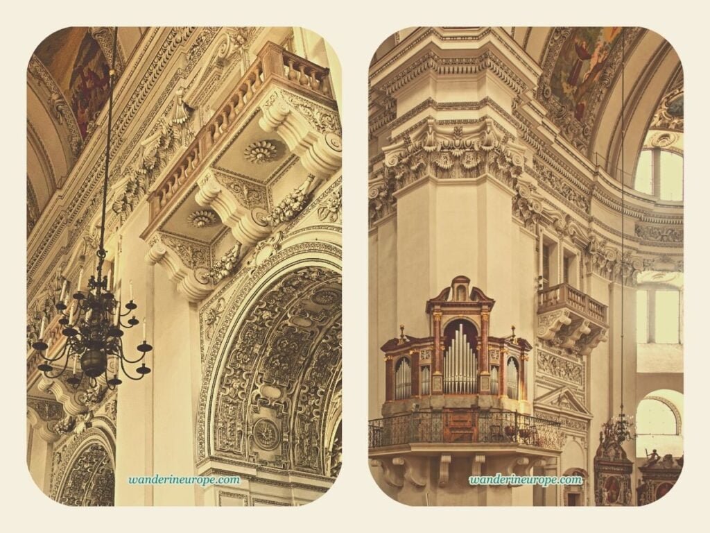 10 Days in Austria Itinerary: Innsbruck, Salzburg and Vienna 74 The beautiful interiors of Salzburg Cathedral, beautiful places in Salzburg, Austria
