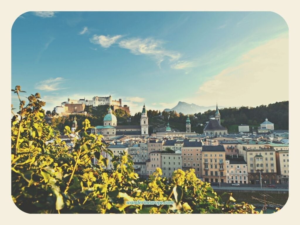 Visit Kapuzinerberg and See a Panoramic View of Salzburg 4 View from Hettwer Bastion in Kapuzinerberg, Salzburg, Austria