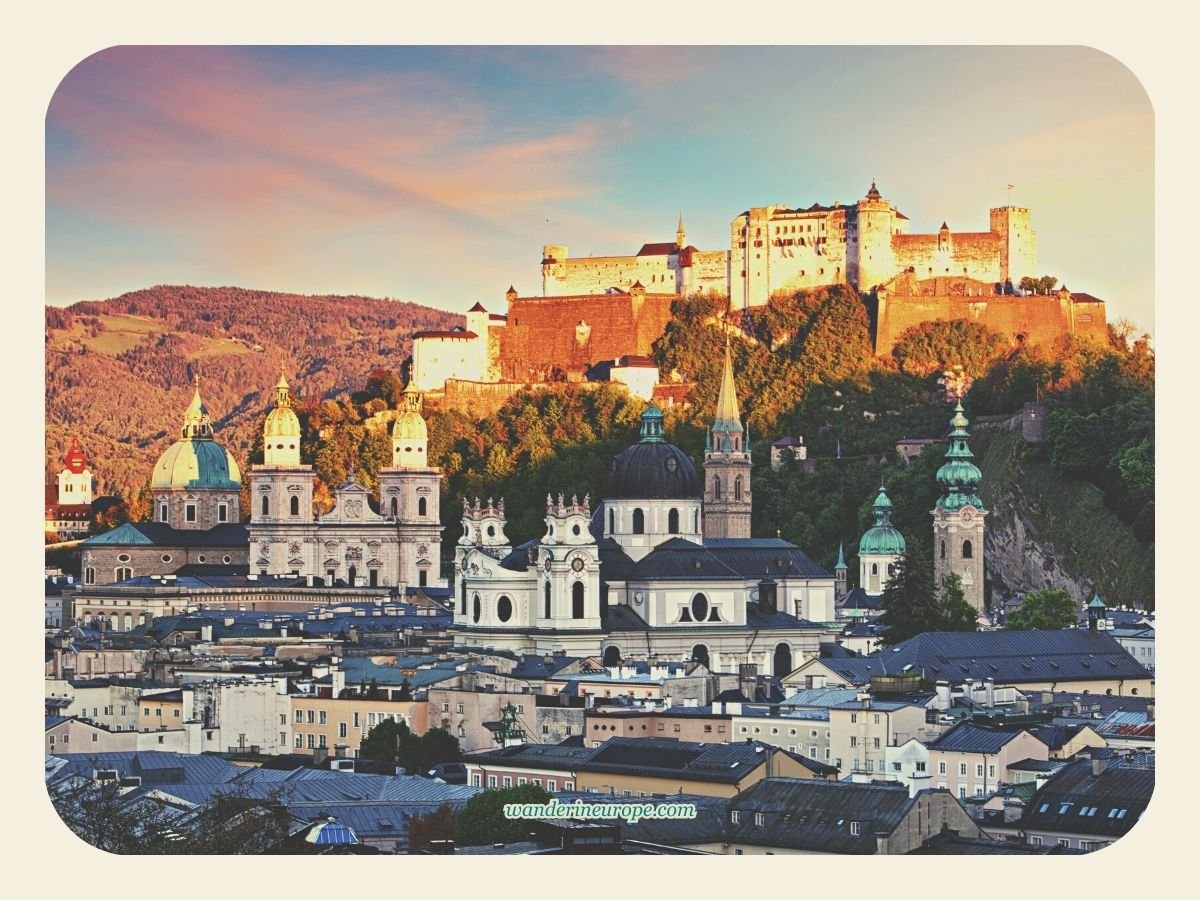 Salzburg, from the Kapuzinerberg, Austro-Hungary main image 1